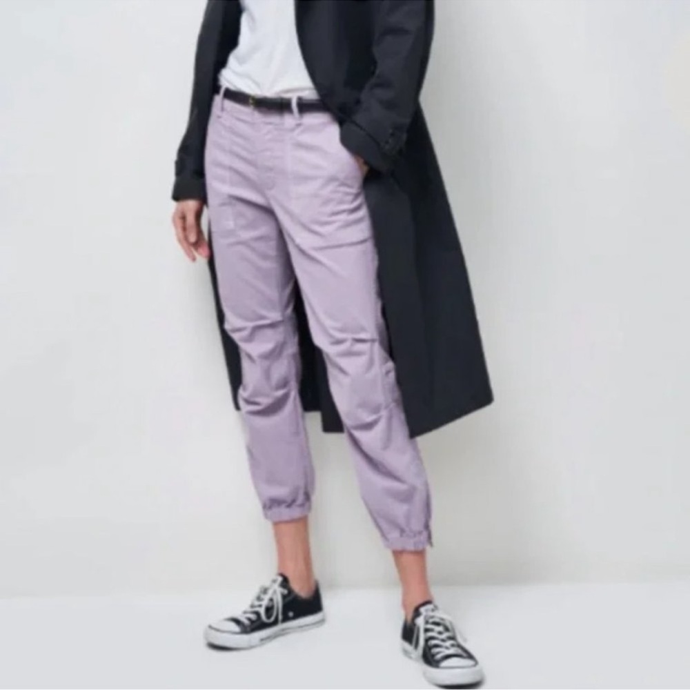 Nili Lotan lavender jogger pants